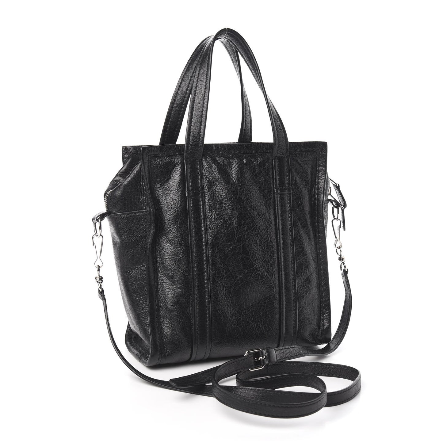 Agneau XS Bazar Shopper Tote Black