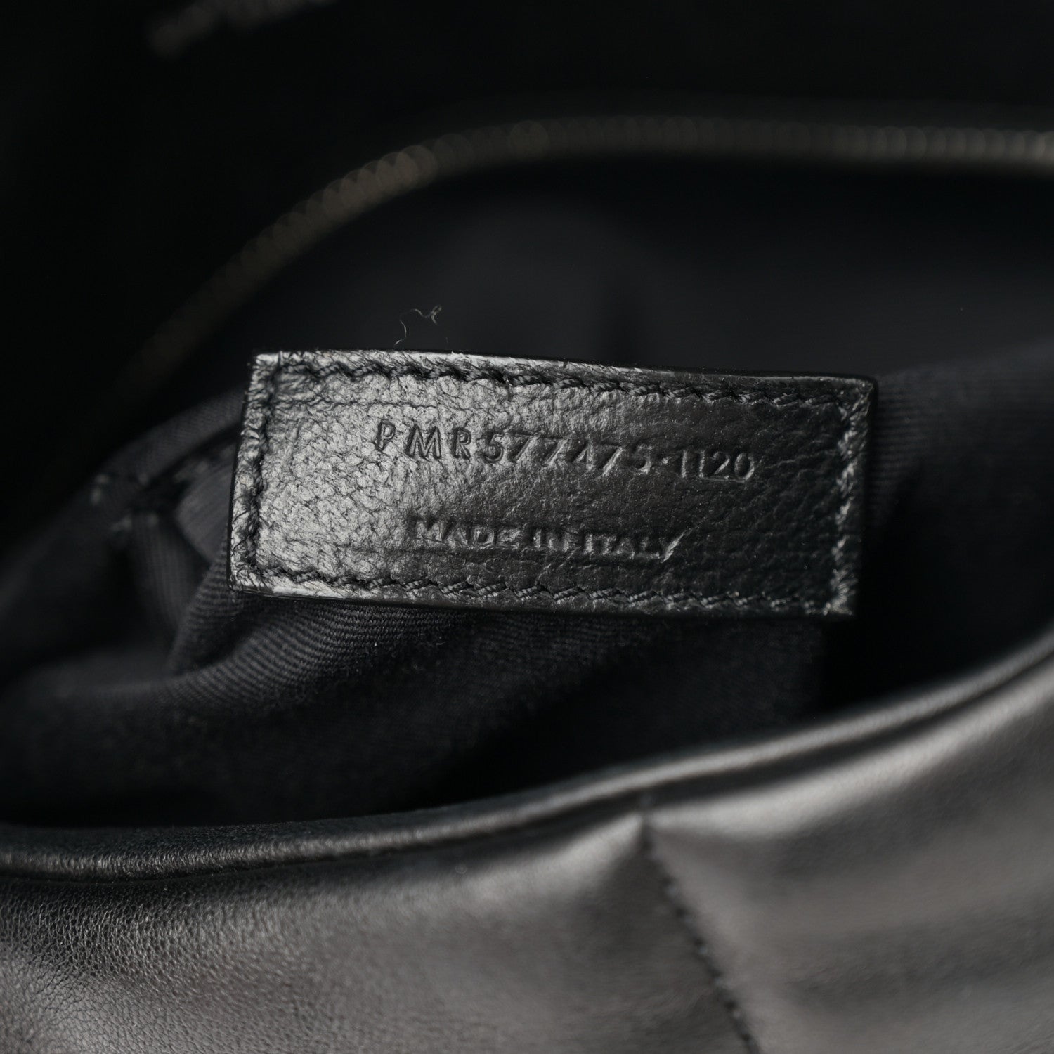 Saint Laurent Lambskin Quilted Medium Loulou Puffer Monogram Chain Satchel Black 7 of 10