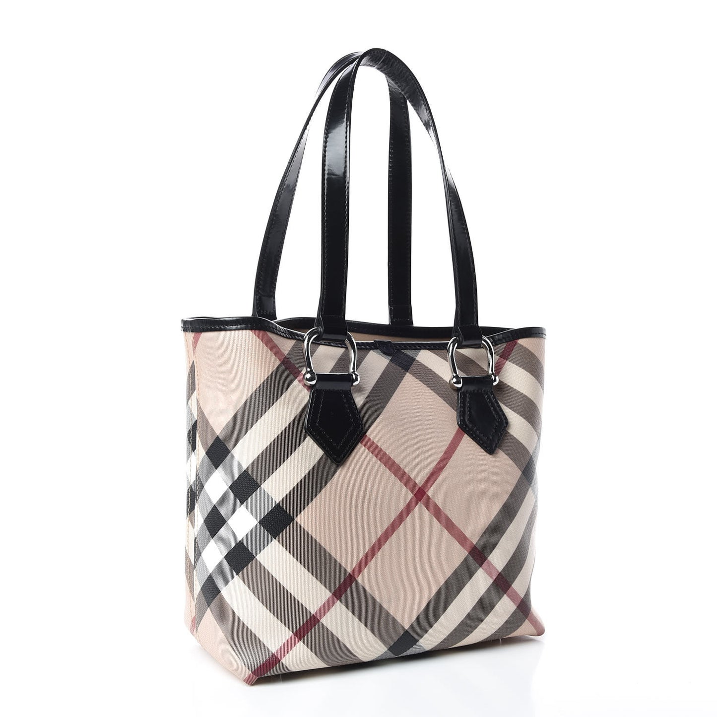 Supernova Check Tote Black
