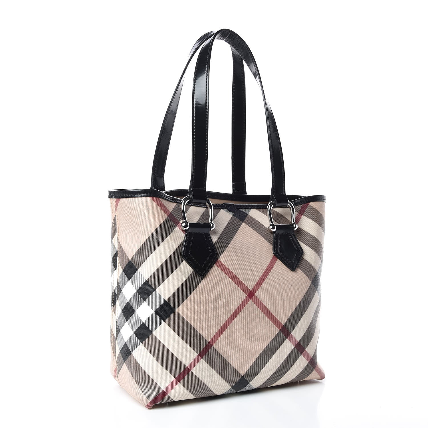 Burberry Supernova Check Tote Black 3 of 13