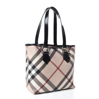 Burberry Supernova Check Tote Black 3 of 13