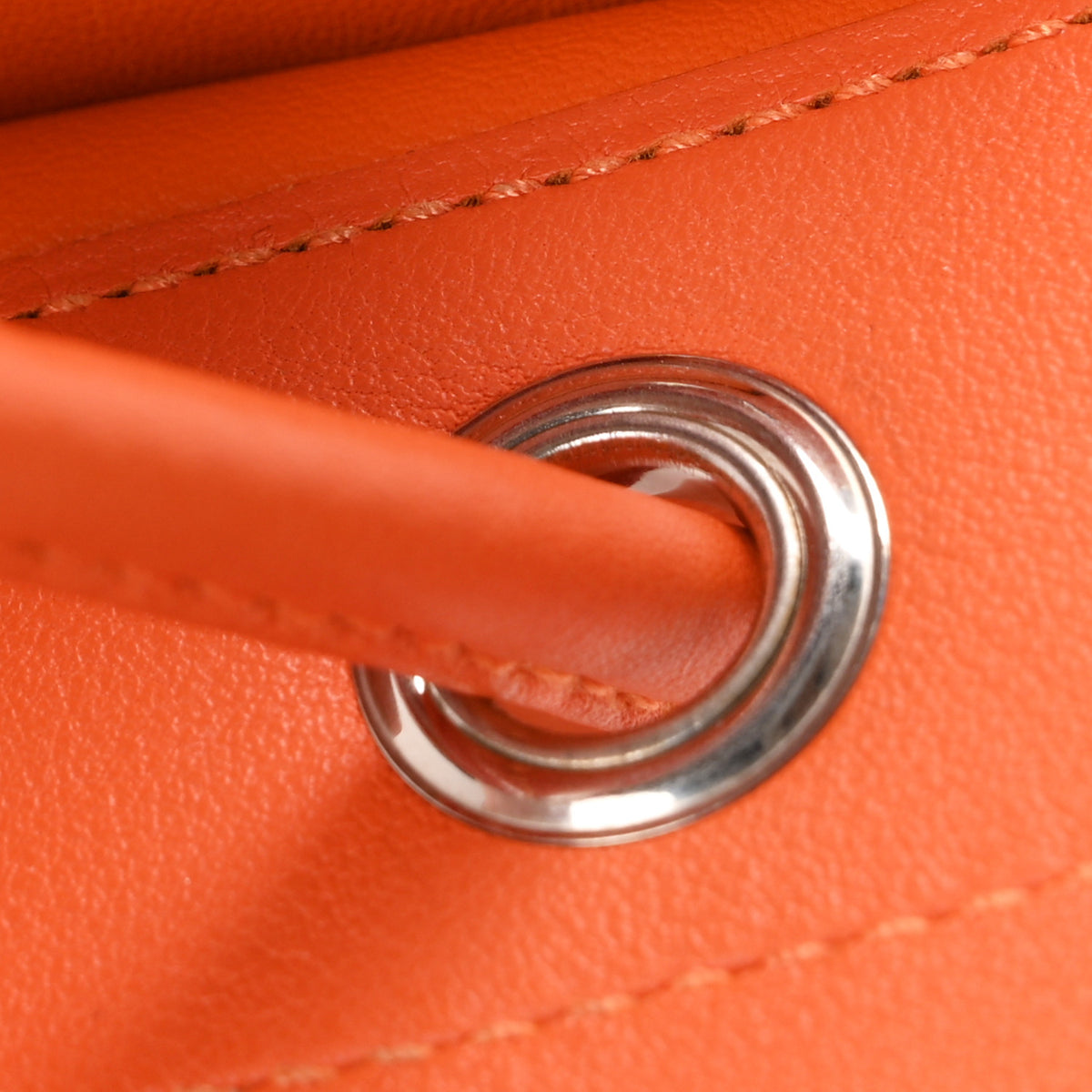 Hermes Milo Lambskin Swift Mini Aline Orange 7 of 10