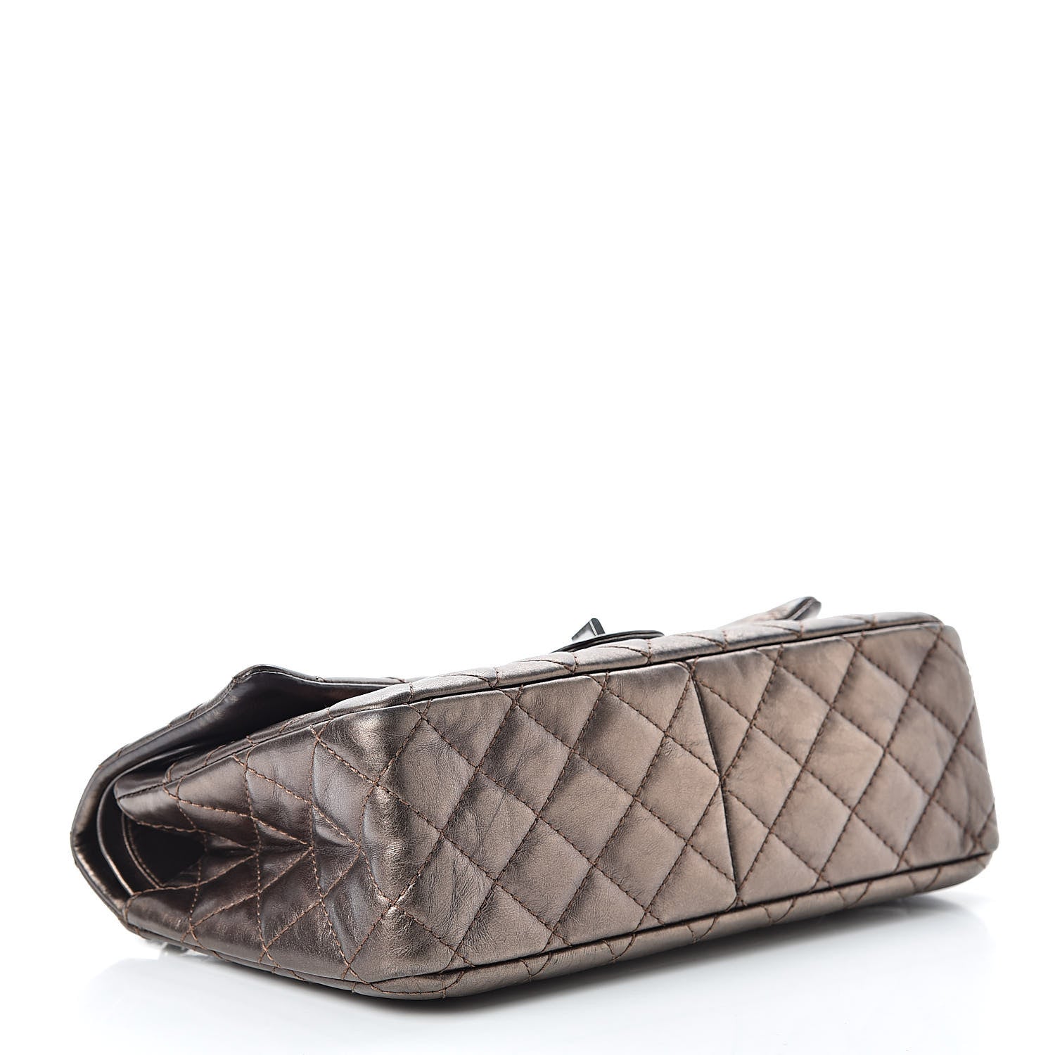 Chanel Metallic Aged Calfskin 2.55 Reissue 226 Flap Bronze 4 of 16