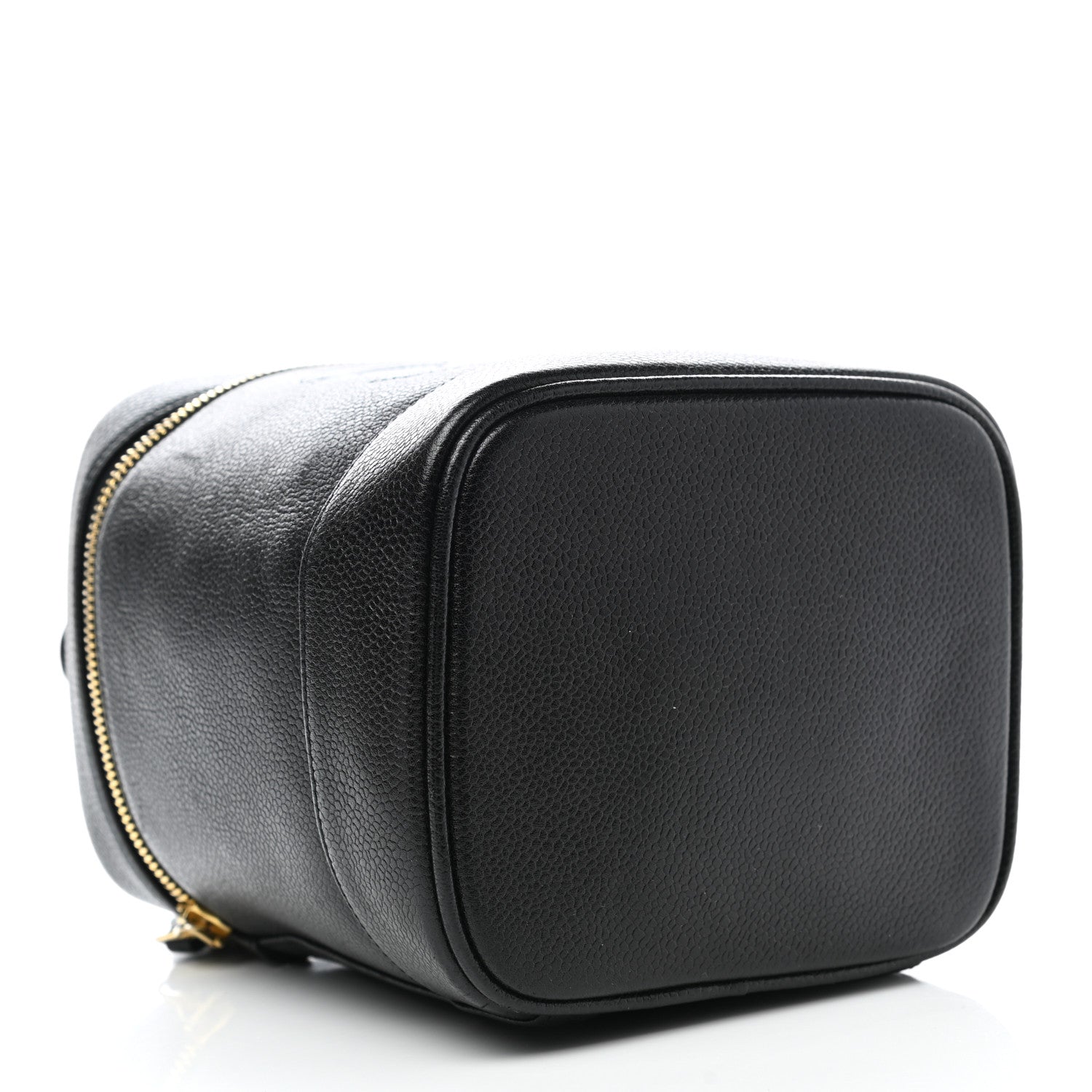 Chanel Caviar Vanity Cosmetic Case Black 4 of 10