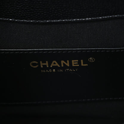 Chanel Caviar Quilted Small Messenger Flap Black 6 of 9
