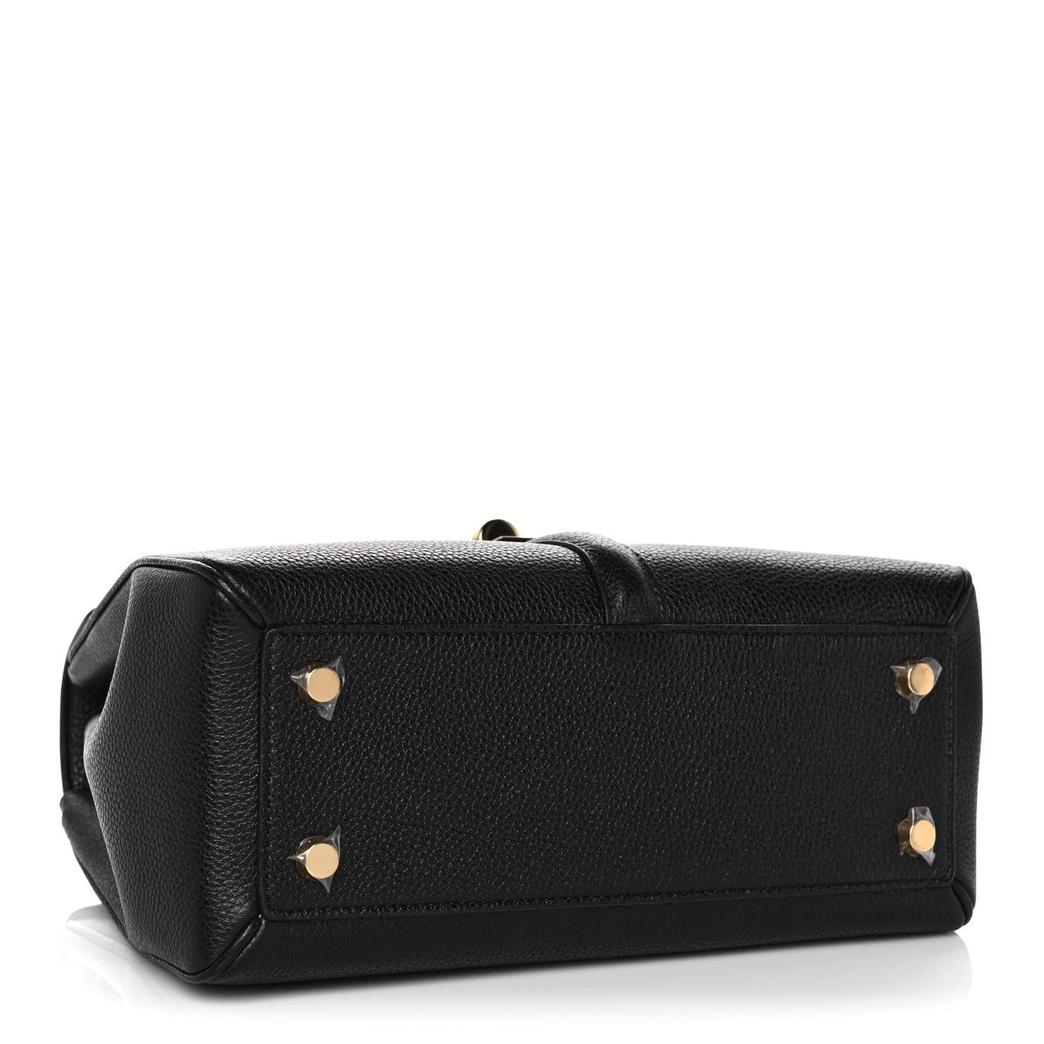 Celine Grained Calfskin Small 16 Top Handle Bag Black 4 of 11