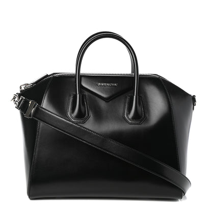 Givenchy Shiny Lord Calfskin Medium Antigona Black 1 of 9