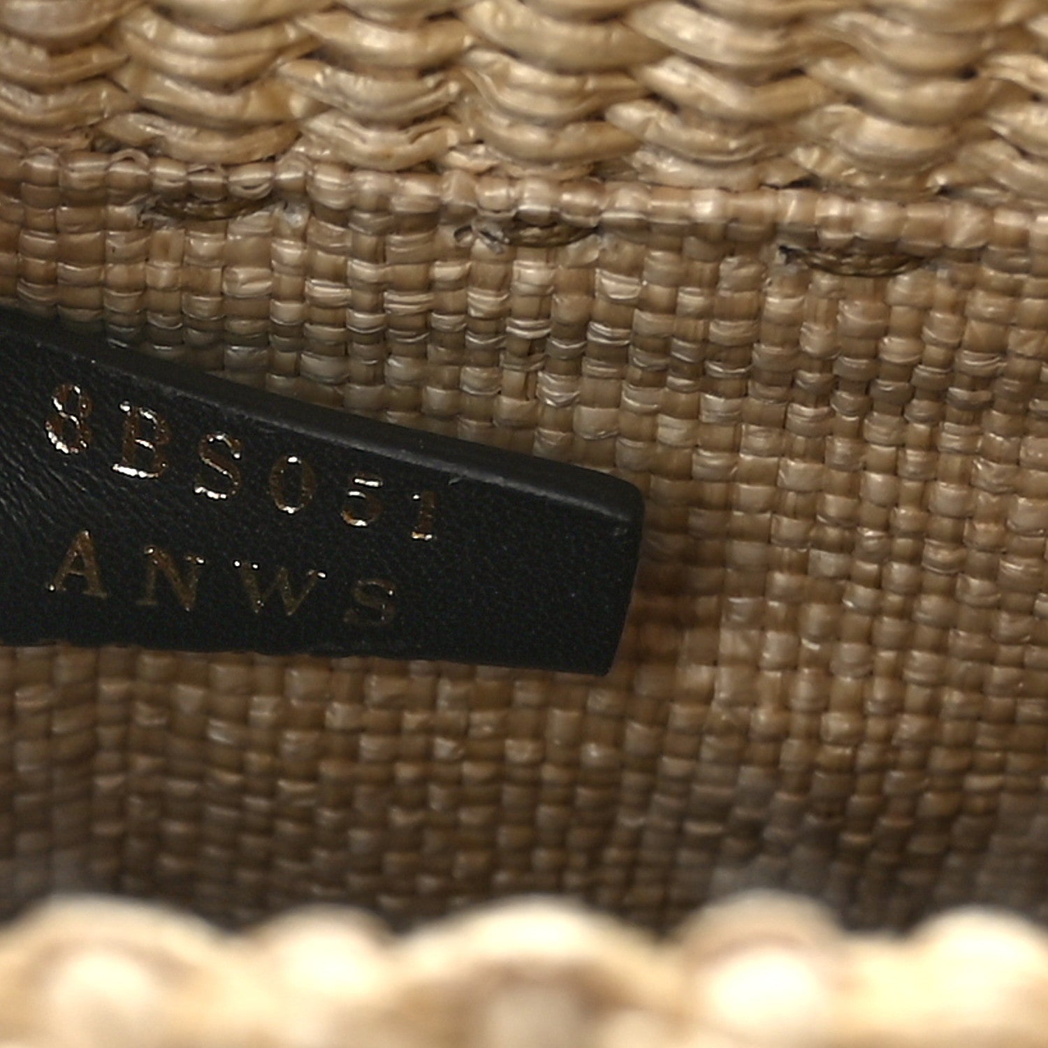 Fendi Paglia Chicco Riso Vitello King Plexiglass Logo Embroidered Mini Sunshine Shopper Alchemy Brandy 7 of 9