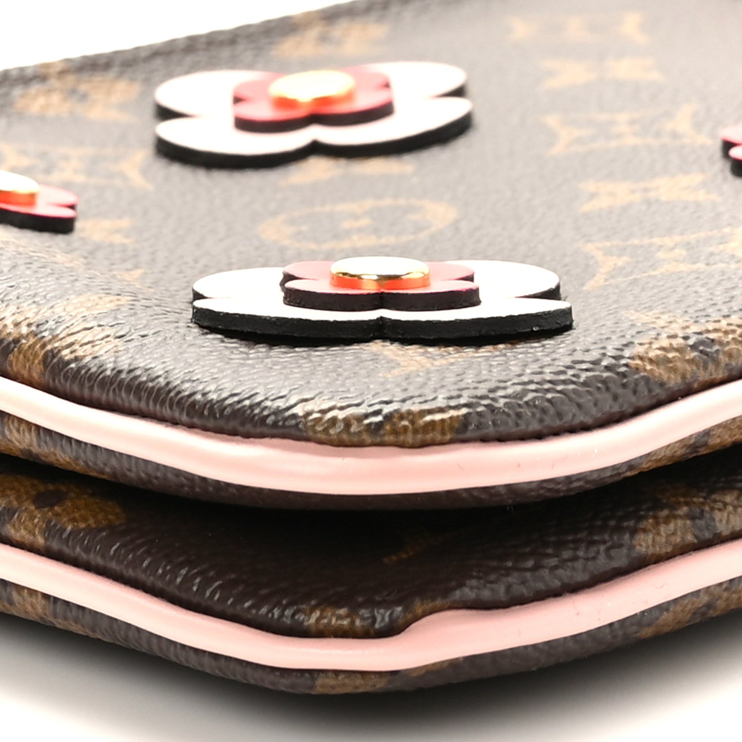 Monogram Blooming Flowers Double Zip Pochette