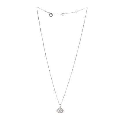 Bulgari 18K White Gold Diamond Divas' Dream Pave Necklace 3 of 7