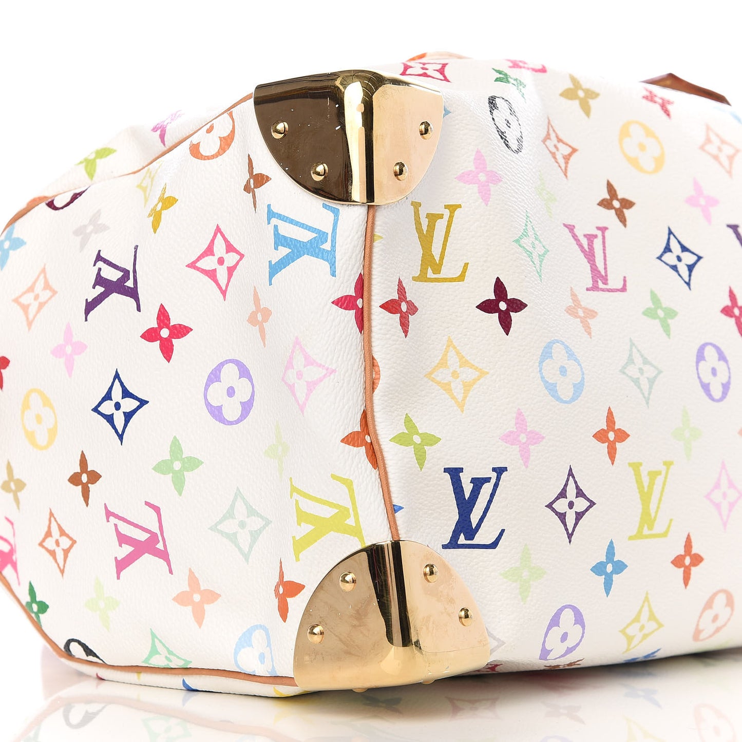 Monogram Multicolor Speedy 30 White