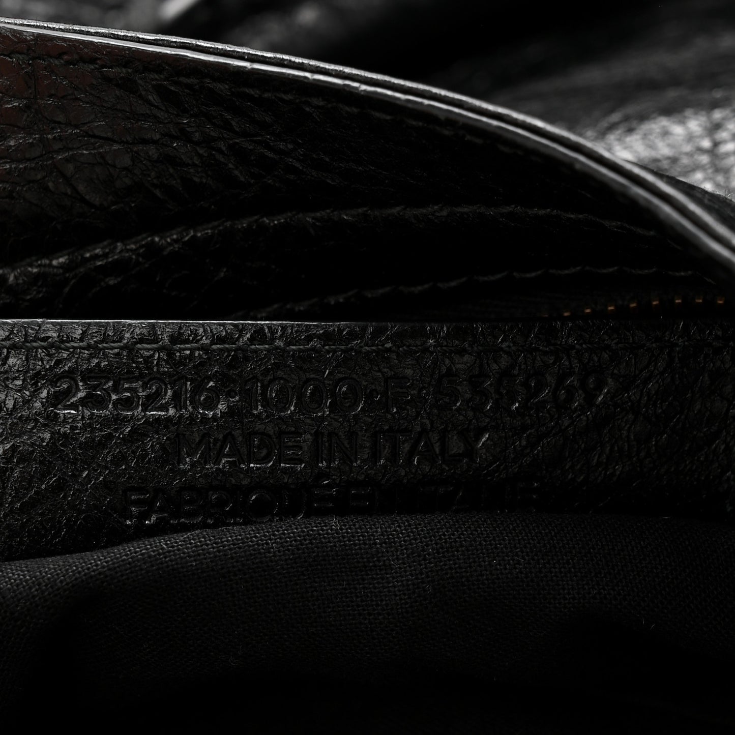 Agneau Classic Hardware Velo Black