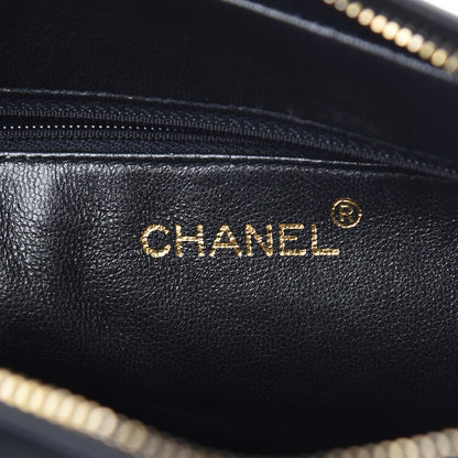 Chanel Lambskin Quilted Camera Case Black 6 of 17