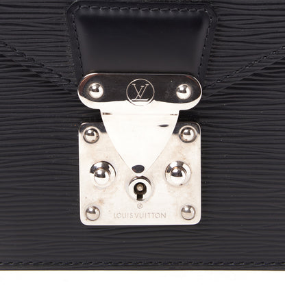 Louis Vuitton Epi Pochette Sellier Dragonne Clutch Black 6 of 8
