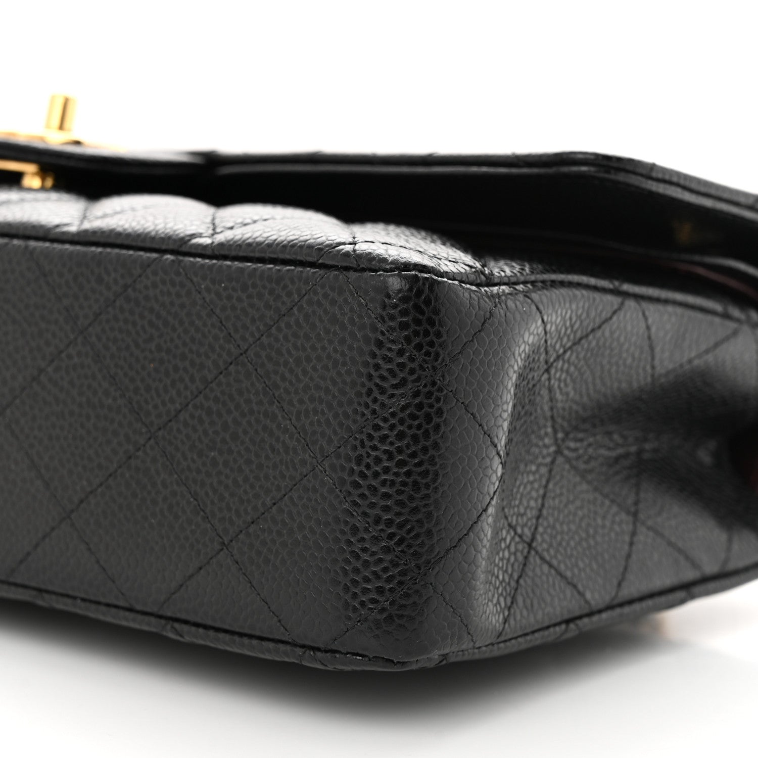 Chanel Caviar Quilted Medium Double Flap Black 10 of 11