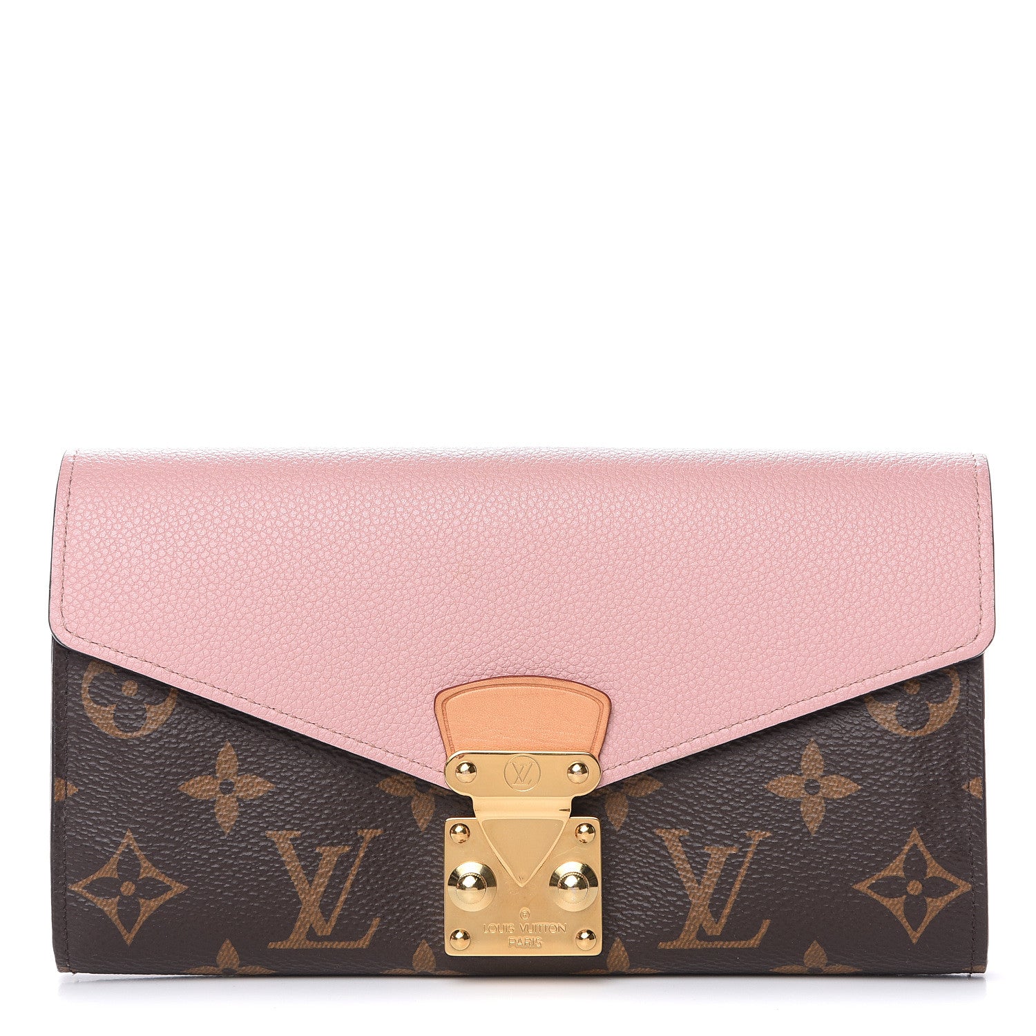 Louis Vuitton Monogram Pallas Wallet Rose Ballerine 1 of 9