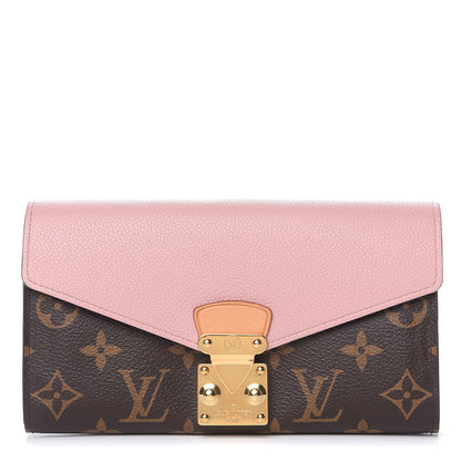 Louis Vuitton Monogram Pallas Wallet Rose Ballerine 1 of 9