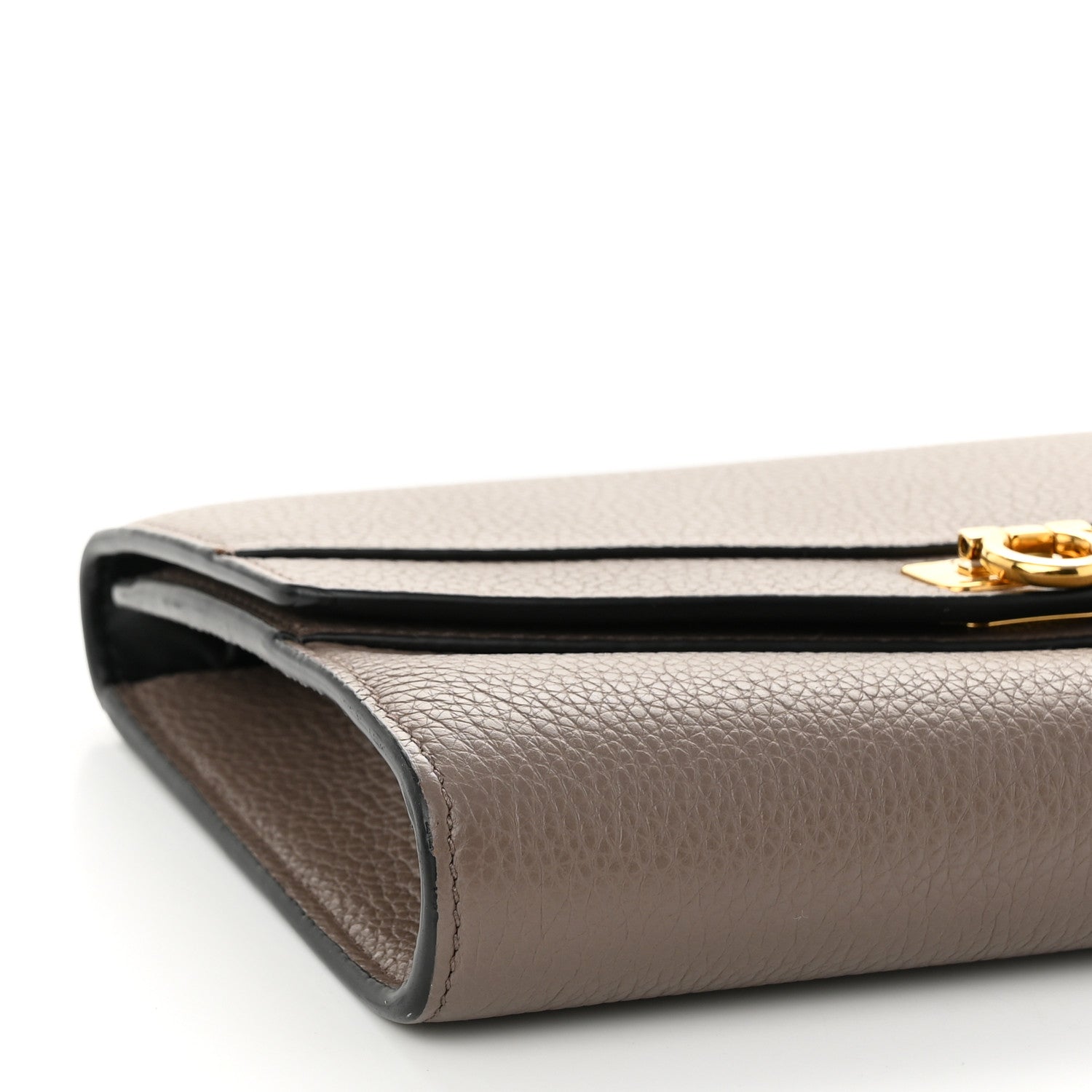 Salvatore Ferragamo Grained Calfskin Gancini Crossbody Flap Caraway Seed 8 of 9