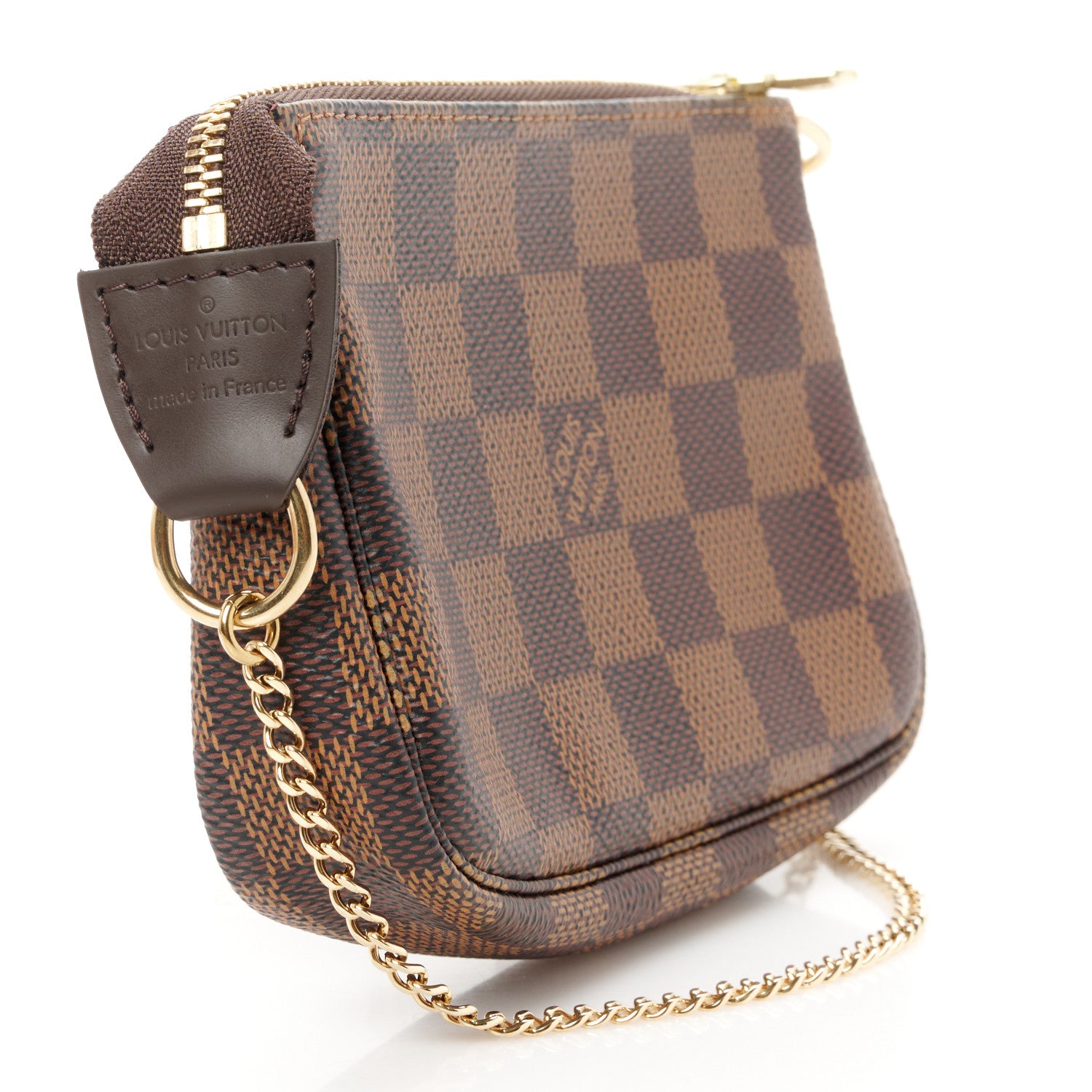 Louis Vuitton Damier Ebene Mini Pochette Accessories 3 of 9