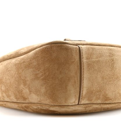 Saint Laurent Suede Baby Le 5 A 7 Hobo Golden Leaf Golden Leaf 9 of 13