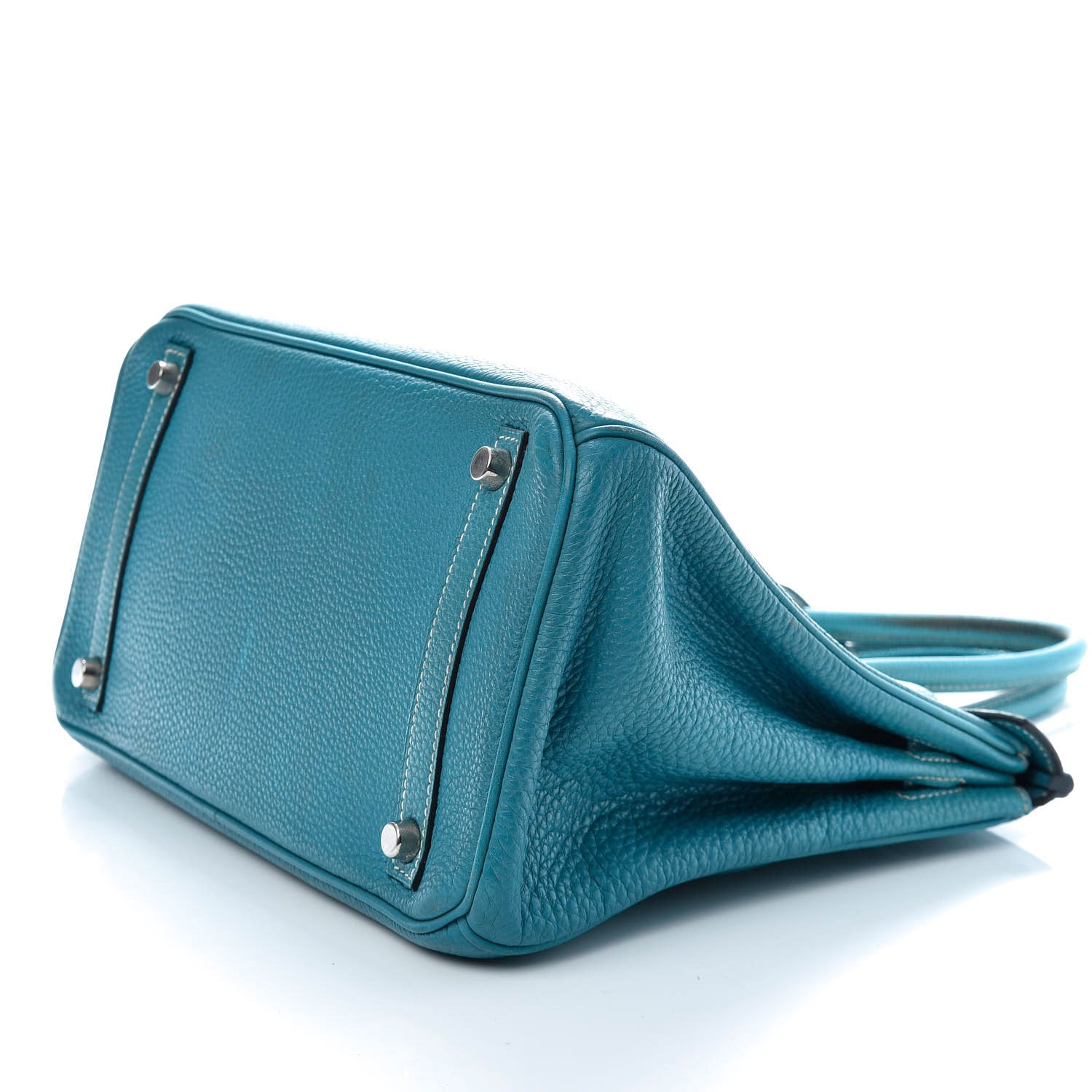 Hermes Togo Birkin 30 Blue Jean 7 of 19