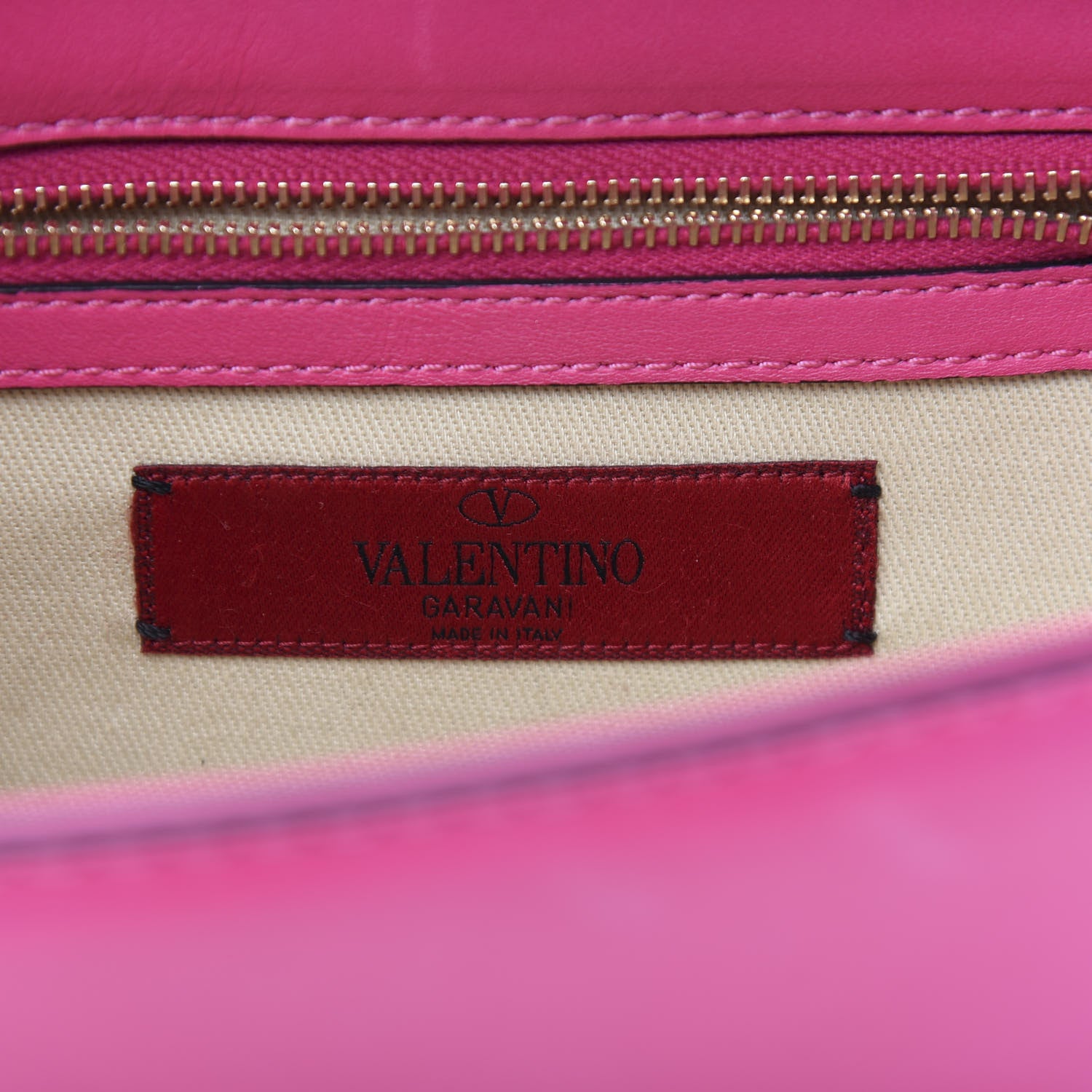 Valentino Garavani Vitello Small Glam Lock Rockstud Flap Pop Fuxia 6 of 10