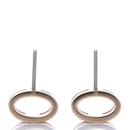Hermes Gold Lacquered Pop H Earrings Black 4 of 6