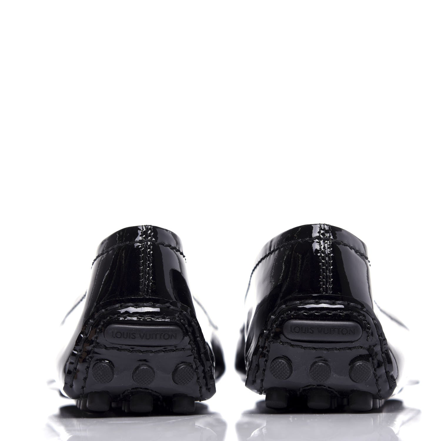 Louis Vuitton Patent Calfskin Oxford Ballerina Flats 40.5 Black 7 of 11