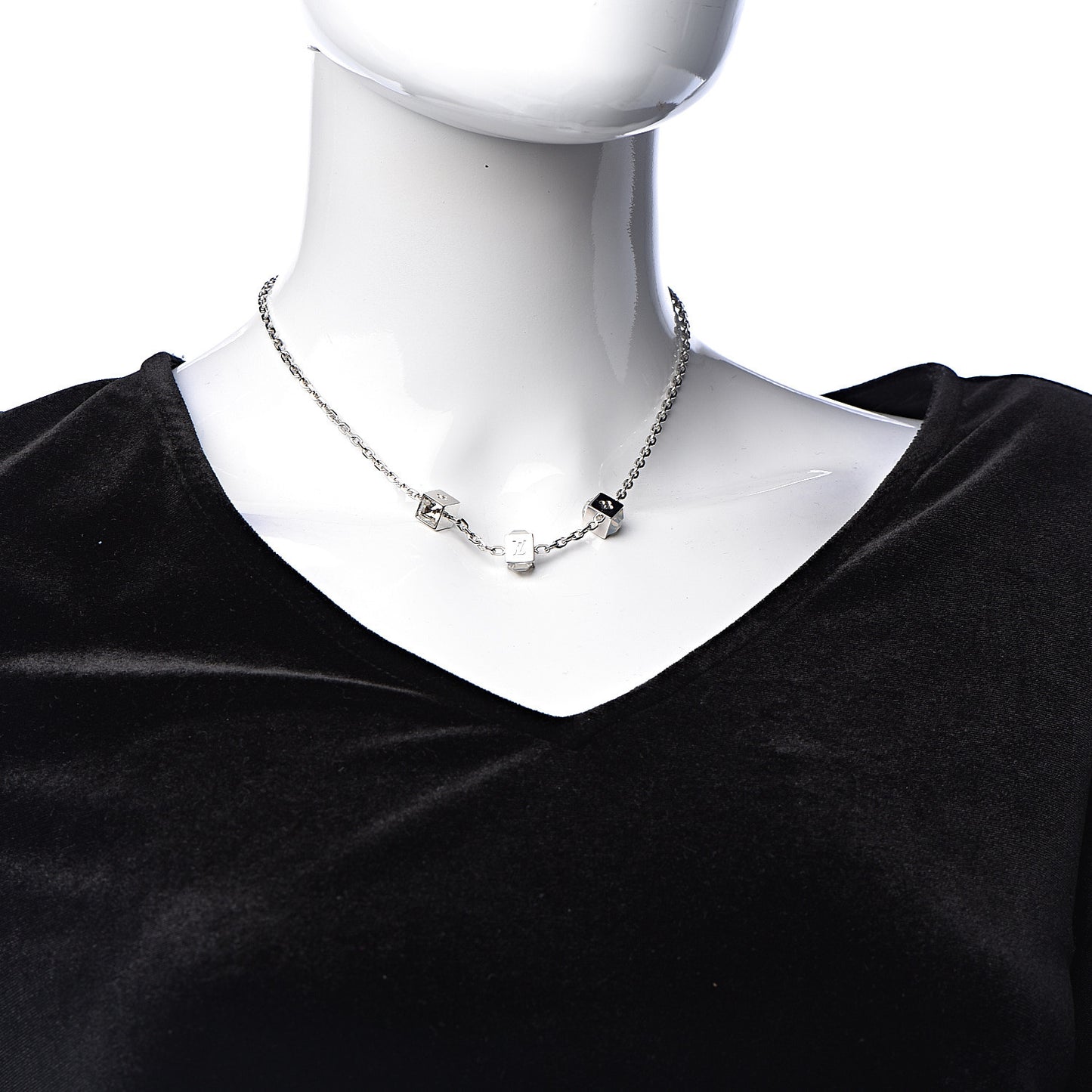 Swarovski Gamble Short Necklace Silver