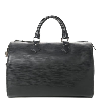 Louis Vuitton Epi Speedy 35 Black 1 of 11