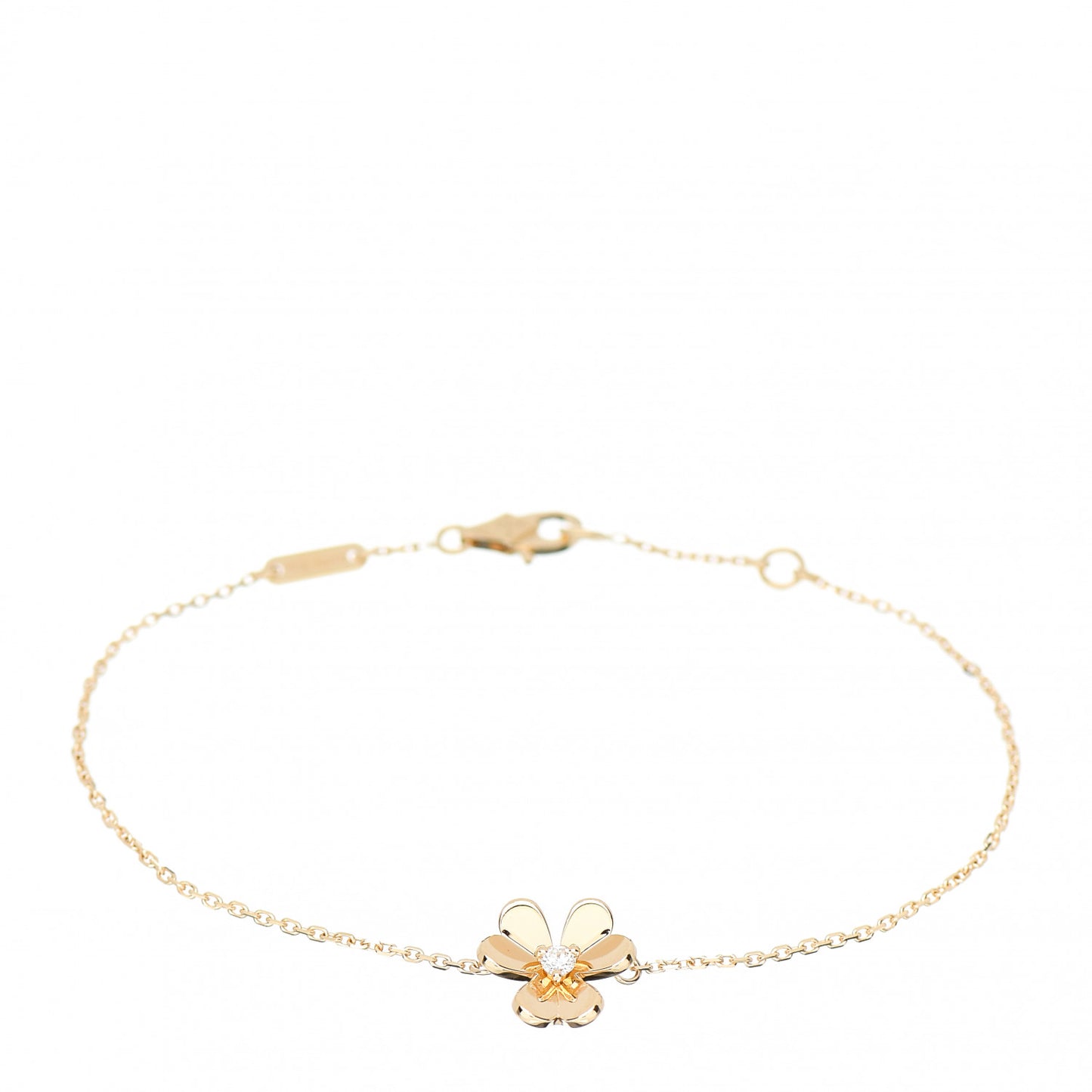 18K Yellow Gold Diamond Mini Frivole Bracelet