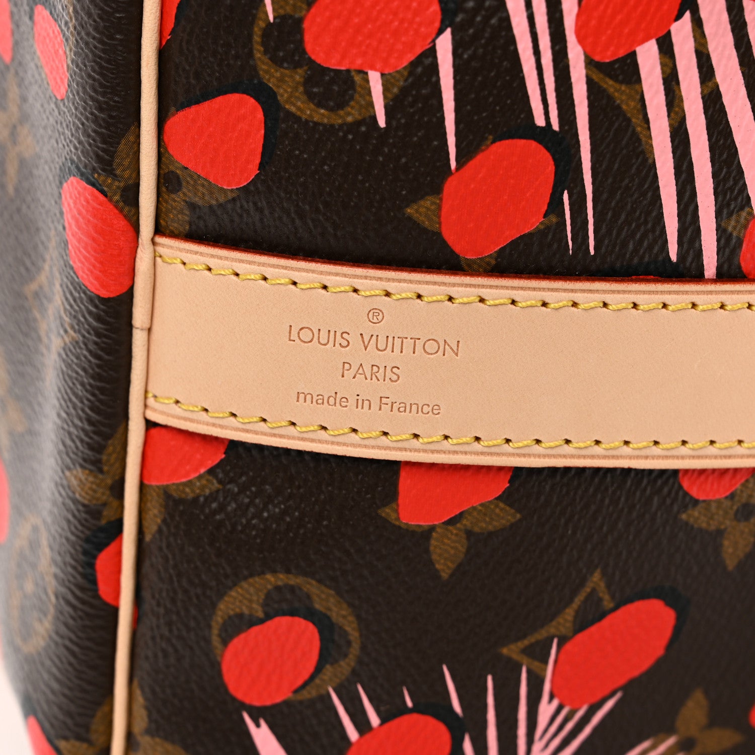Louis Vuitton Monogram Jungle Dots Keepall Bandouliere 50 Sugar Pink Poppy 7 of 10
