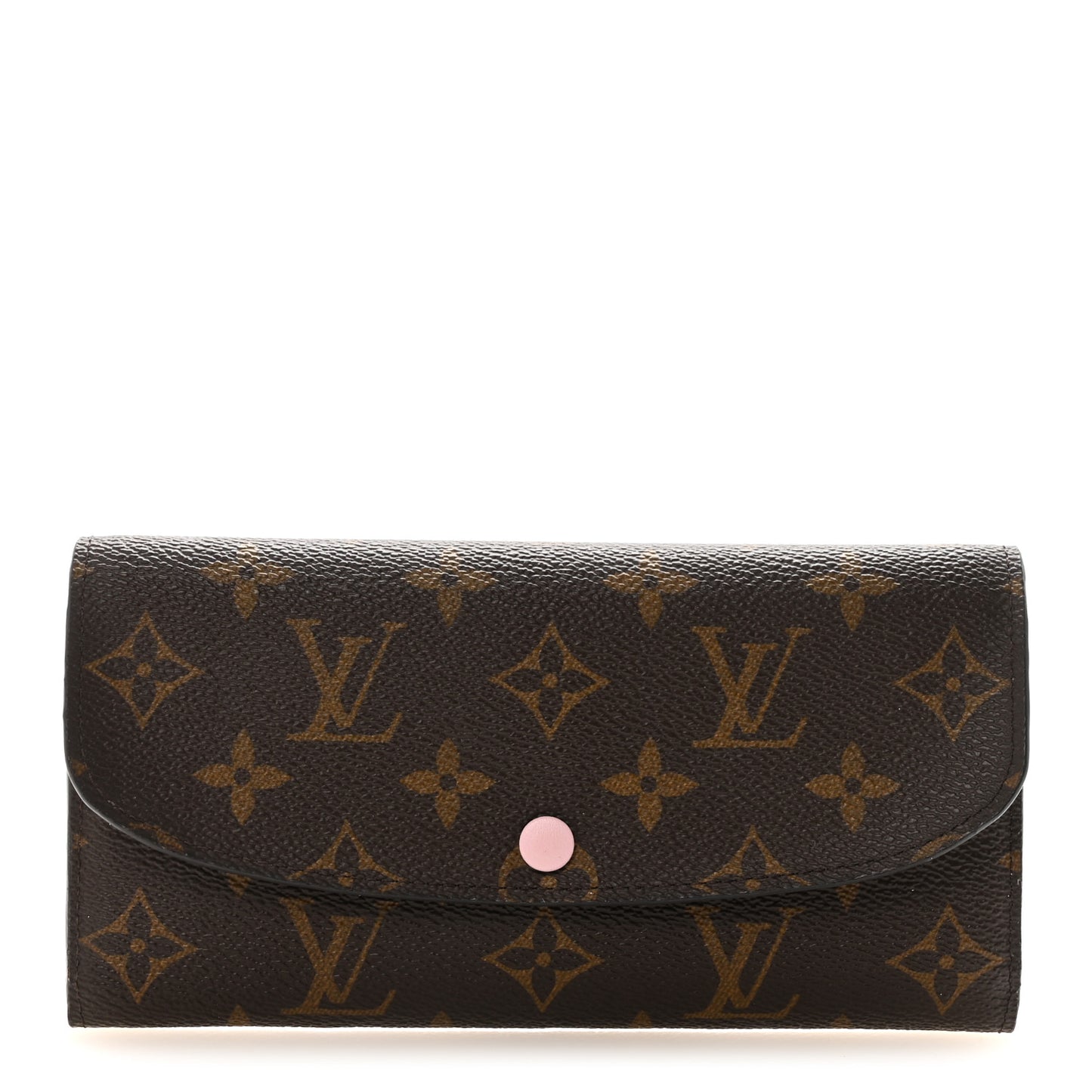 Monogram Emilie Wallet Rose Ballerine