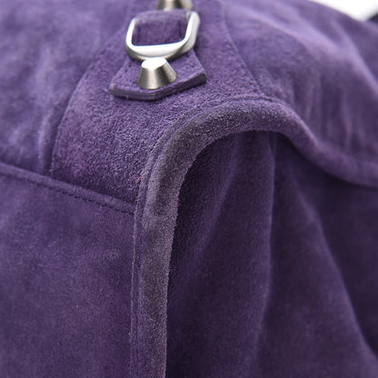Balenciaga Baby Daim Suede Classic Silver Hardware City Purple 10 of 11