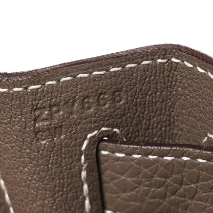 Hermes Togo Kelly Retourne 28 Etoupe 7 of 11
