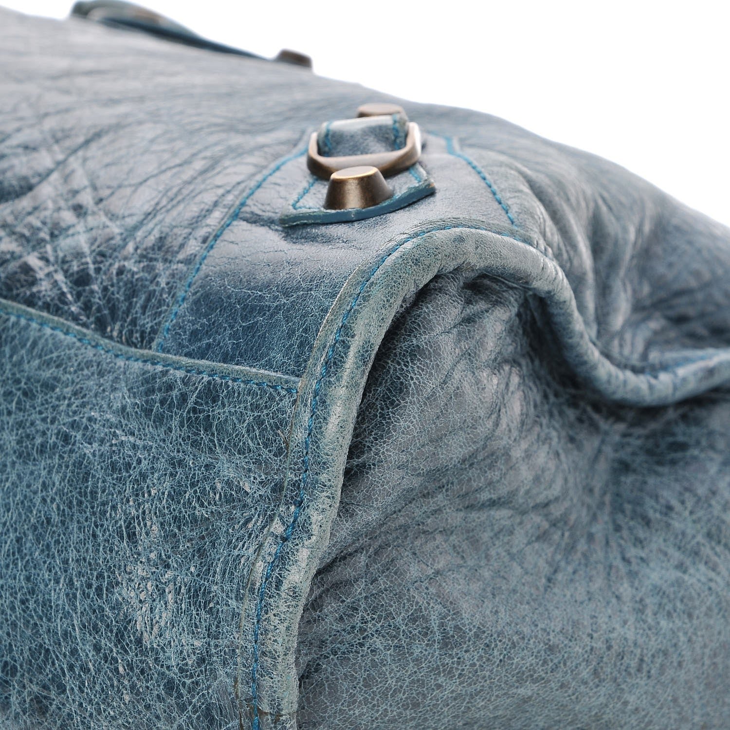 Balenciaga Agneau Classic Hardware City Bleu Paon 11 of 12