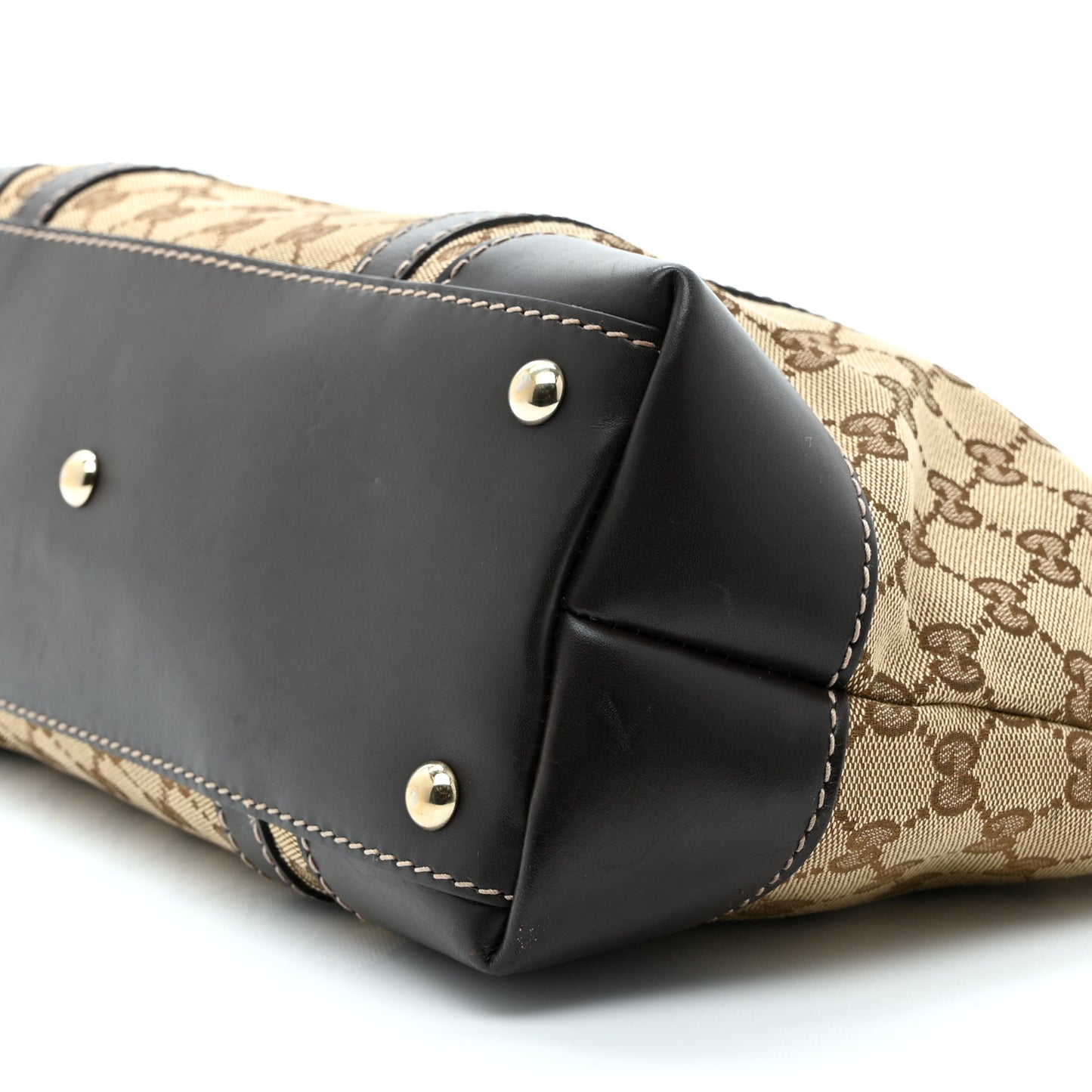 Monogram Small Lovely Heart Tote Dark Brown