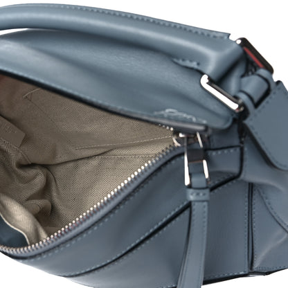 Loewe Calfskin Small Puzzle Bag Stone Blue 5 of 10