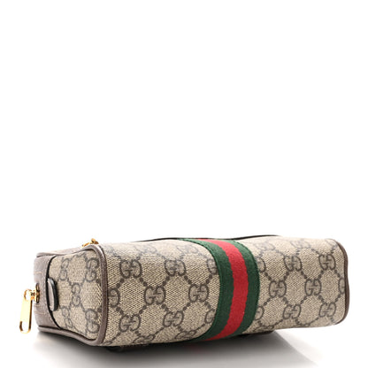 Gucci GG Supreme Monogram Web Small Ophidia Belt Bag 95 38 Dark Brown 4 of 10