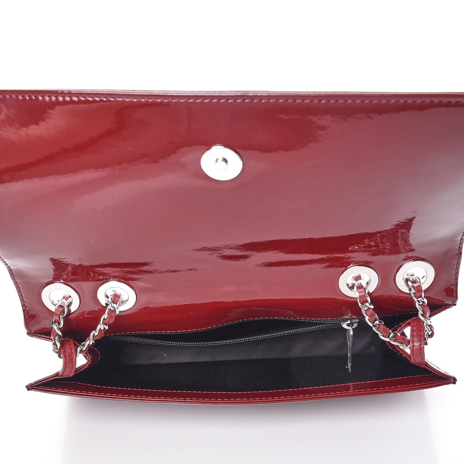 Chanel Vinyl Coco Ming Flap Red 5 of 7