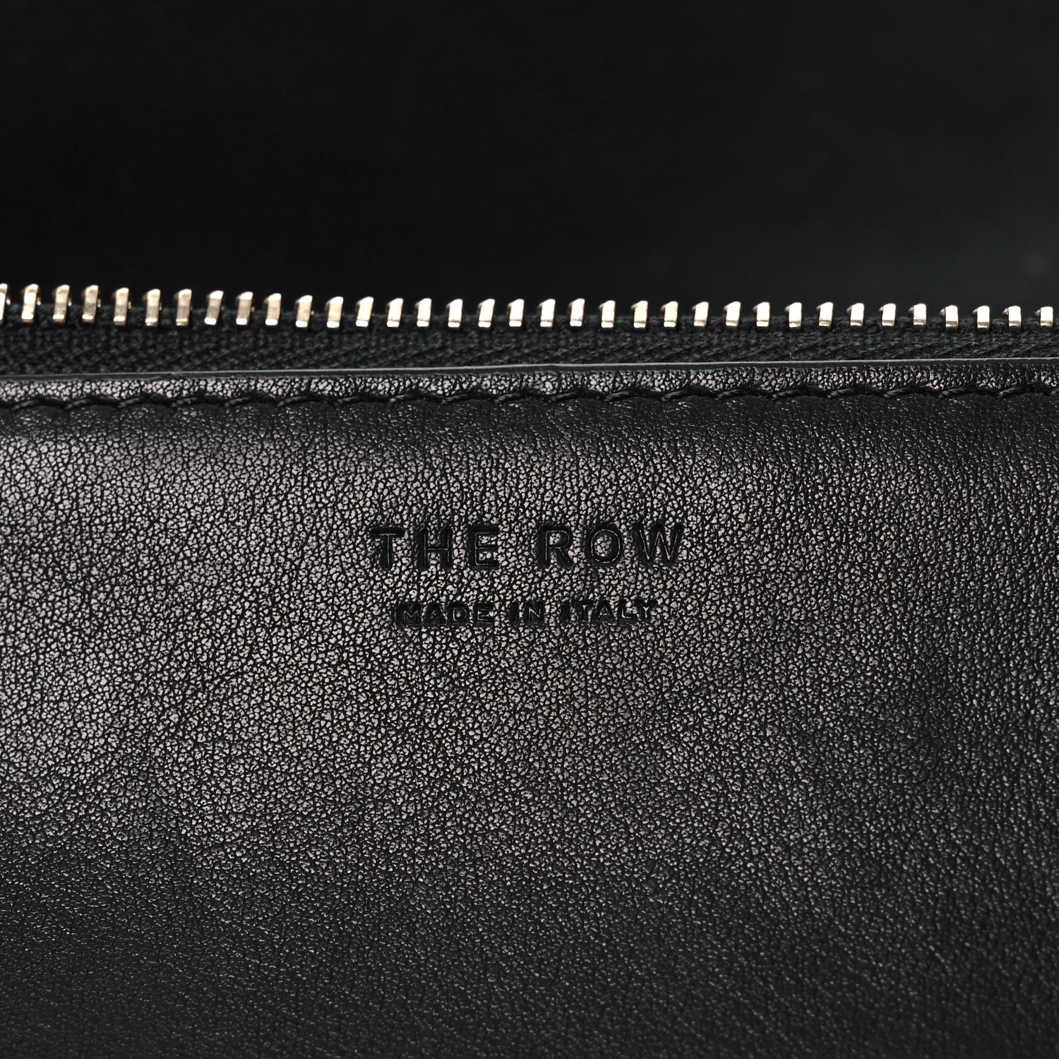 The Row Canvas Calfskin Kit Tote Black 7 of 10