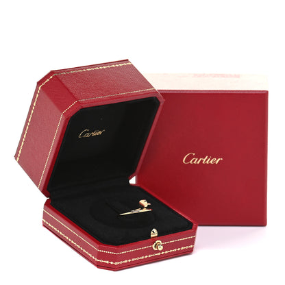 Cartier 18K Yellow Gold Small Juste Un Clou Ring 56 7.5 6 of 6