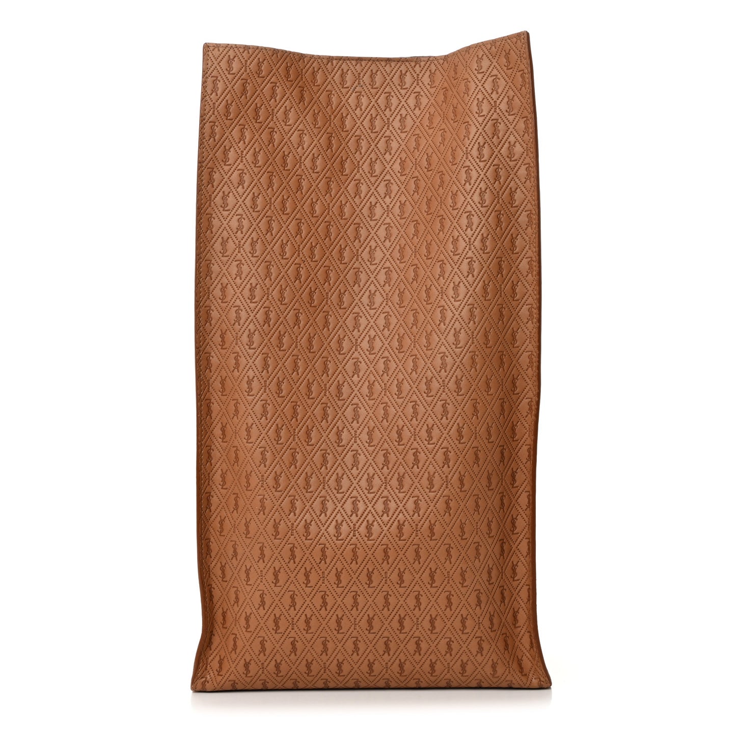 Calfskin Monogram Deli Paper Bag Vintage Beige