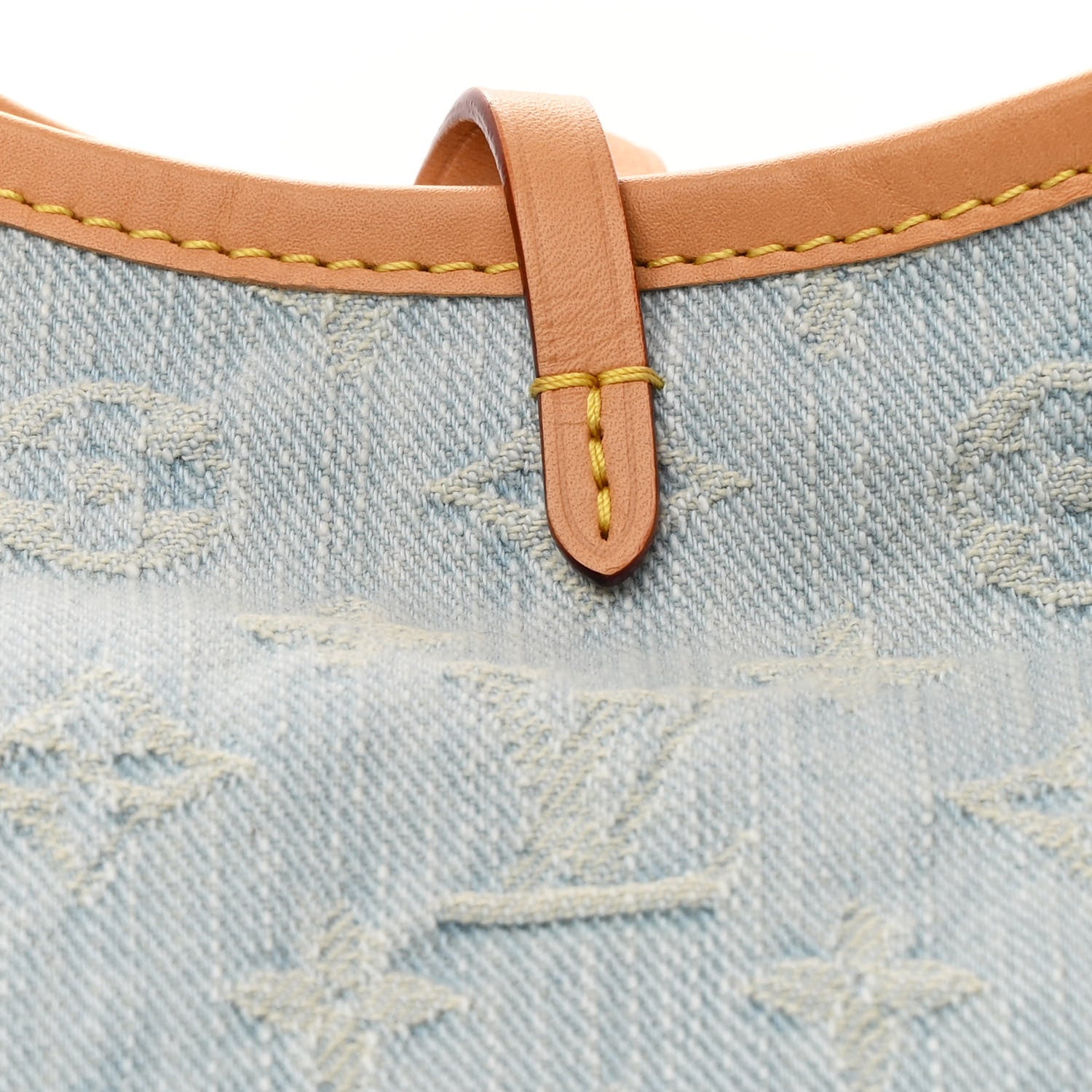 Louis Vuitton Monogram Denim CarryAll PM Sky Blue 10 of 12