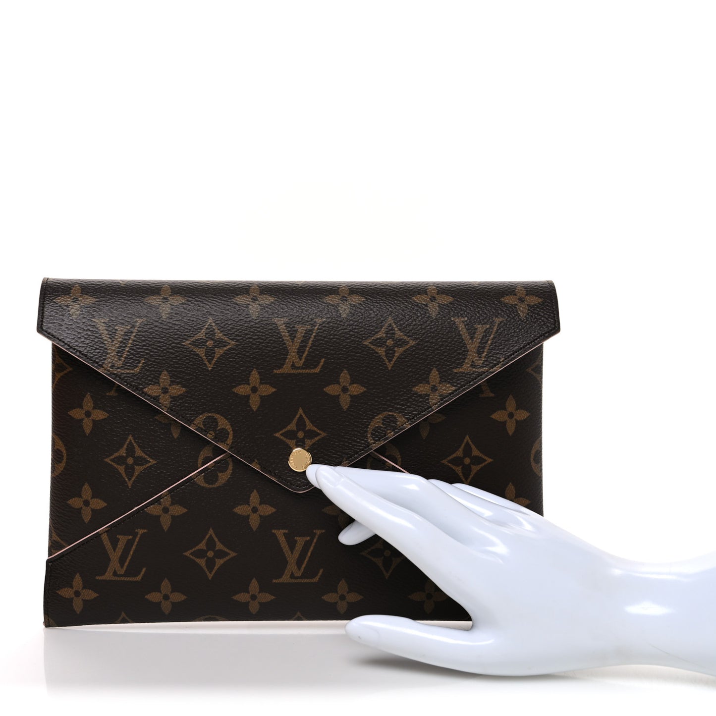 Monogram Large Kirigami Pochette Insert Rose Ballerine