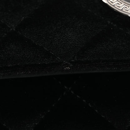 Versace Velvet Quilted Icon Crossbody Bag Black 11 of 13