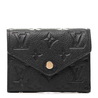 Louis Vuitton Empreinte Victorine Wallet Black 1 of 8