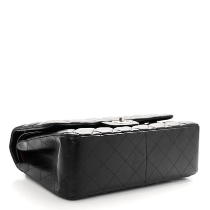 Chanel Lambskin Quilted Jumbo Double Flap Black 4 of 11