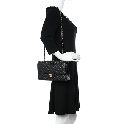 Chanel Caviar Quilted Medium Double Flap Black 2 of 13