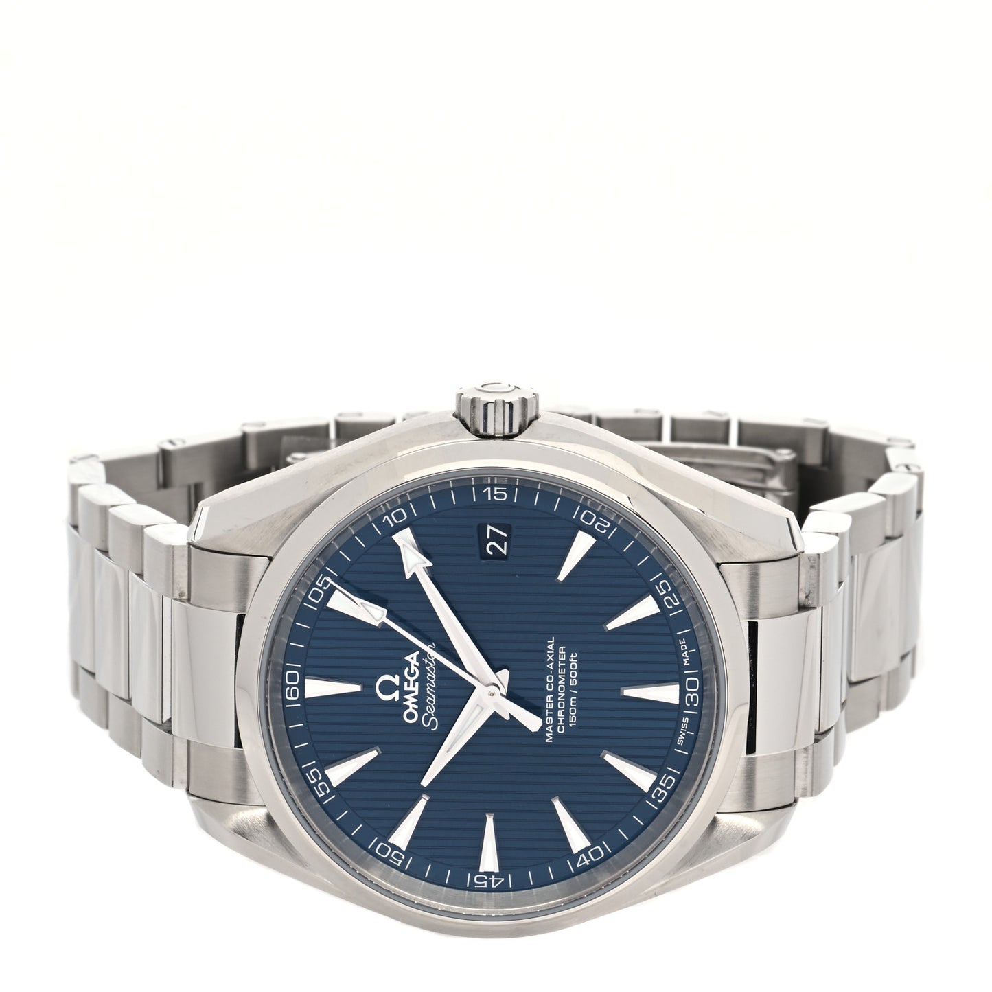 Stainless Steel 42mm Seamaster Aqua Terra Master Co-axial Automatic Watch Blue 231.10.39.21.03.002
